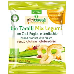 PROBIOS Srl SOCIETA' BENEFIT Altri Cereali Bio Taralli Mix Legumi Probios 30g