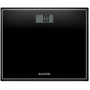 Salter 9207 BK3R bilancia pesapersone digitale Compatta, bilancia digitale persone, Display LCD Facile da Leggere, Lettura Precisa Istantanea del Peso, Capacità Massima 180Kg, Nero