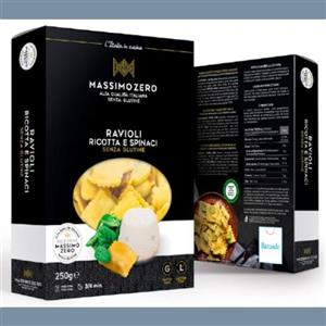 Massimo Zero Ravioli Ricotta e Spinaci Senza Glutine 250 g