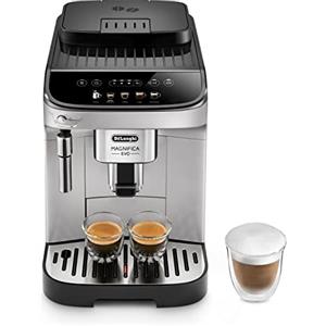 De'Longhi Magnifica ECAM292.33.SB, Macchina da caffè Automatica, Chicchi macinati al momento, 4 Bevande One Touch, Montalatte classico, Spegnimento Programmabile, Argento