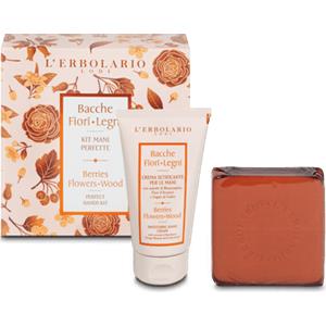 L'Erbolario Bacche Fiori Legni Kit Mani Perfette: Sapone 100 g e Crema Mani 75 ml Edizione Limitata
