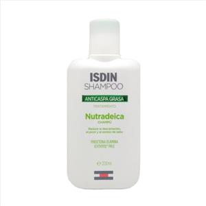 ISDIN Nutradeica Shampoo Antiforfora Grassa 200 ml - Riduce forfora e prurito, controlla l'eccesso di sebo