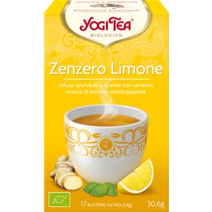 Yogi Tea Zenzero Limone - Infuso Ayurvedico Biologico e Vegan con Zenzero e Scorza di Limone