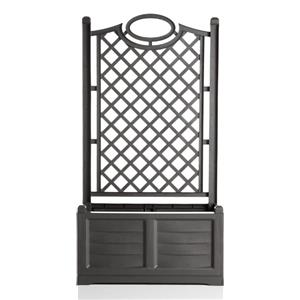 Bama Fioriera Separé con Spalliera Colore Antracite