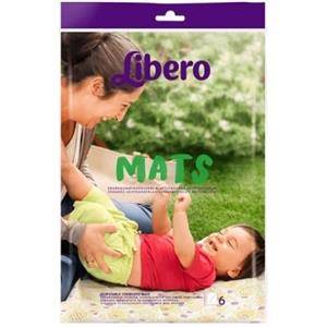 Libero Easy Change - Teli Monouso per Bambini 50x70 cm, Confezione da 6 Pezzi, Ideali per Viaggi