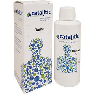 CEMON Catalitic Rame Cu con Oligoelementi - Flacone da 250 ml, 50 dosi da 5 ml