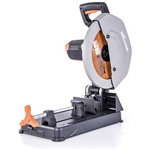 Evolution Power Tools 083-0003 R355Cps Troncatrice Per Ferro Multi Materiale, Esegue Tagli Su Acciaio, Alluminio, Plastica E Legno Anche Con Chiodi, 355 mm
