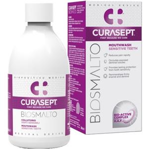CURASEPT BIOSMALTO Collutorio Denti Sensibili - Ricostruisce e Remineralizza Smalto e Dentina, Riduce la Sensibilità