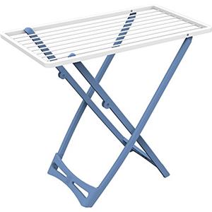 Gimi Cucciolo Stendibiancheria da Pavimento in Resina 100%, Stendino da 10 m, bianco, plastica