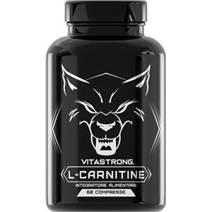 Vitastrong. Carnitina Integratore Alto Dosaggio (1 al Giorno per 2 Mesi), Acetil L Carnitina 1000 mg in 60 Compresse Vegan ad Alta Biodisponibilità, Aminoacidi Essenziali Compresse di L-Carnitina Pura Vitastrong