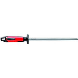 Dick - Affilacoltelli standard in rosso/nero (forma di trazione/lunghezza: rotonda/25 cm)