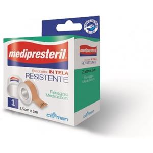 CORMAN SpA Corman Medipresteril Rocchetto in Tela Resistente 2,5x500cm - Cerotto per Fissaggio Medicazioni
