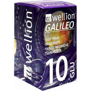 Wellion GALILEO Strisce per Misurazione Glicemia - 25 Pezzi, Bio Sensore e Enzima Glucose Oxidase