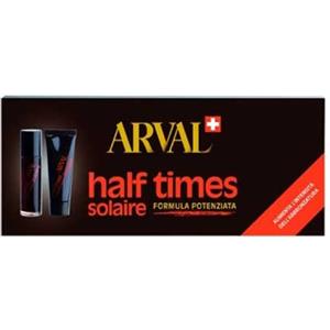ARVAL Half Times Kit Abbronzante Rapido SPF 6 - 5 Flaconi da 10 ml 5 Tubetti Fissante Rapido