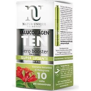 Natur Unique Ialucollagen Ten Siero Booster Liftante Viso e Collo - 15 ml con Acido Ialuronico e Estratti Botanici