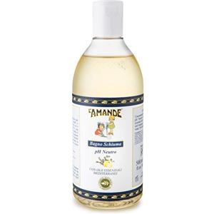 L'amande Bagno Schiuma pH Neutro con Oli Essenziali Mediterranei, 500ml