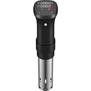 Fityou Sous Vide 1100W Slow Cooker Circolatore Termico Temperatura Controllata e Timer Immersione per Cottura a Bassa Temperatura con Ricettario, Nero