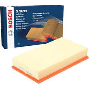 BOSCH Filtro Aria Cartuccia - Dimensioni 58x190x336 mm, Alta Efficienza di Filtrazione