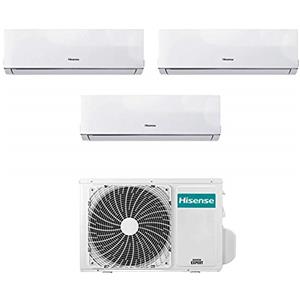 Hisense Condizionatore Climatizzatore Trial Split Inverter Hisense New Comfort 9000+9000+12000 9+9+12 Btu A++ 3AMW58U4SZD1