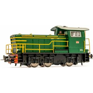 HORNBY Locomotiva Diesel D.245 Verde Epoca IV-V con Fasce Gialle