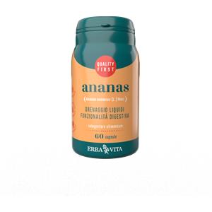 Erba Vita Ananas 60 Capsule - Drenaggio Liquidi e Funzionalità Digestiva