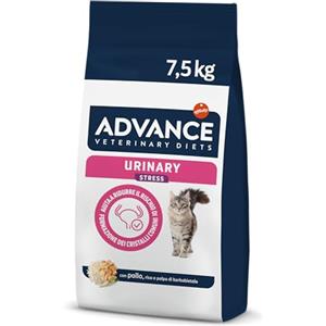 Affinity Advance Veterinary Diets Urinary Stress - Crocchette per Gatti con Melissa e Peptidi del Pesce, 7,5 kg