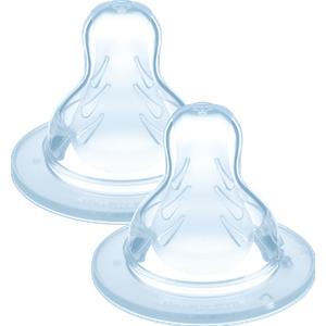 MAM Tettarella in Silicone Misura X per Neonati 6 Mesi - Set di 2 Pezzi Extra Morbida e Ortodontica