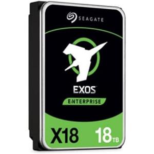 Seagate Exos X18, 18TB, Hard Disk Interno, HDD, SAS, Classe Enterprise, CMR 3,5, Hyperscale SATA 6GB/s, 7.200 RPM, 512e, caching avanzato (ST18000NM000J)