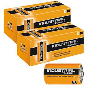 Duracell Batteria Alcalina LR20 1,5V - Disponibile in confezioni da 10 o 20 pezzi, ideale per torce e dispositivi medici