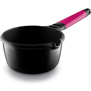 Fundix Castey Casseruola a induzione Antiaderente in Alluminio pressofuso con Manico Removibile, 1,25 l, 16 cm, Colore: Magenta