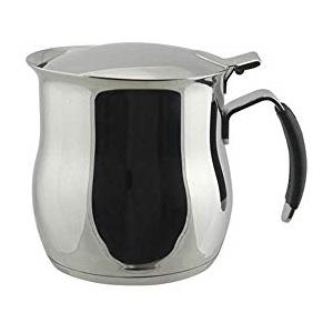 ILSA Caffettiera Omnia, Induzione, Acciaio Inox 18/10, Manico in Silicone, Capacità 100 cl, Tazze 10