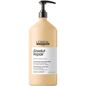 L'Oréal Professionnel Série Expert Absolut Repair Gold Shampoo Nutriente 1500 ml per Capelli Danneggiati con Quinoa e Proteine