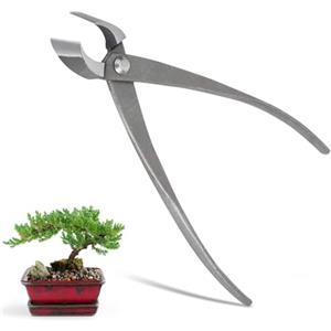 HERCHR Tronchesi Bonsai,Tronchese per Rami,Bonsai Cutter da in Acciaio al Carbonio,Ronchese Concava dal Taglio Dritto per Bonsai,Strumenti per Bonsai,Cesoia da Giardino Multifunzionale 21,3x5,6 cm