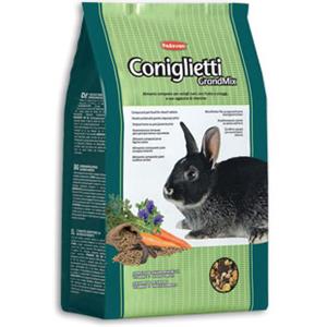 Padovan Grandmix Coniglietti 3 Kg - Mangime Completo per Conigli Nani con Frutta e Verdura