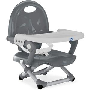 CHICCO PESANTE Rialzo Sedia Pocket Snack Dark Grey