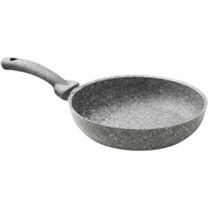 Accademia Mugnano - Padella Cuore di Pietra 24 cm in Alluminio Forgiato con Rivestimento Antiaderente e Antigraffio