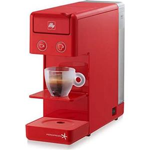illy Macchina da Caffè a Capsule Iperespresso Y3, Rosso