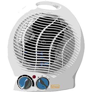 Betzold Vinco 70304 Termoventilatore (230 V, 50 Hz, 230 x 135 x 270 mm, 1.1 kg)