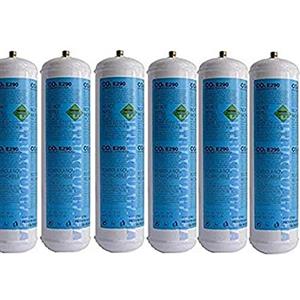 FILTRIACQUAITALIA 6 BOMBOLE CO2 Usa e Getta 600 gr. E290 per Erogatori Acqua Frizzante