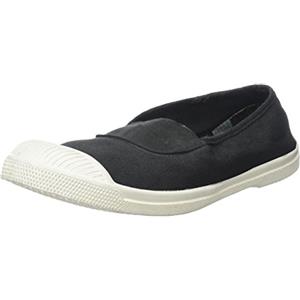 Bensimon Tennis Elastique - Scarpe da Ginnastica Basse Donna, Nero (Carbone), 36 EU