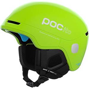 POC Pocito Obex Spin, Casco Unisex-Giovani, Giallo Fluorescente/Verde, XX-Small