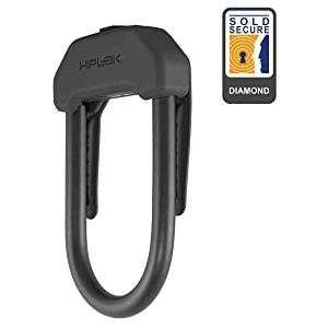Hiplok DX, Lucchetto ad arco, Unisex, ALL BLACK, Chiusura: 15 cm x 8,5 cm