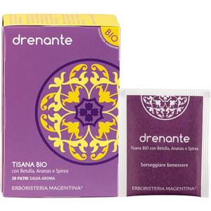 Erboristeria Magentina Tisana Drenante Bio - 20 Filtri con Spirea, Betulla e Ananas