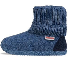 Giesswein Kramsach Kids, Pantofole, Unisex - Bambini e ragazzi, Blu Oceano 588, 30 EU