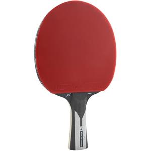 Joola 54206 Carbon X Pro - Racchetta da tennis da tavolo approvata dalla ITTF per giocatori professionisti, 7 stelle, spessore spugna 2 mm, nero e grigio
