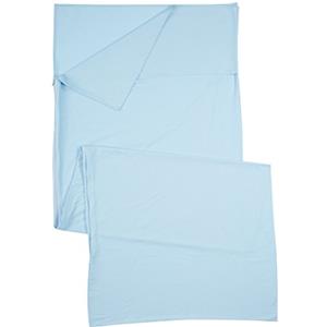 Ferrino Comfort Liner SQ, Sacco Lenzuolo Azzurro, 210x80x80 cm