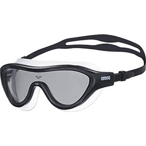 ARENA The One Mask Occhialini Nuoto Anti-Appannamento Unisex Adulto, Maschera Piscina con Grandi Lenti, Protezione UV, Ponte Nasale Autoregolante, Guarnizioni Orbit-Proof