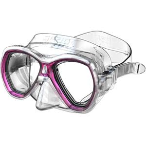 SEAC Elba - Maschera Subacquea Unisex in Silicone Antiallergico per Snorkeling e Immersioni, Nero