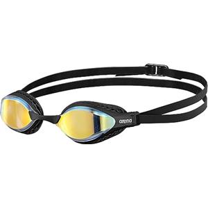 ARENA Cobra Core Swipe Mirror Occhialini Nuoto da Gara Unisex Adulto, Occhialini Piscina con Lenti a Specchio Curve, Anti-Appannamento, Protezione UV, 5 Ponti Nasali Intercambiabili
