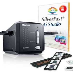 Plustek OpticFilm 8200i Ai - Film/Slide scanner 7200 x 7200DPI Nero - Scanner (36,8 x 25,4 mm, 7200 x 7200 DPI, 48 bit, 24 bit, 36 sec/pagina, 113 sec/pagina)